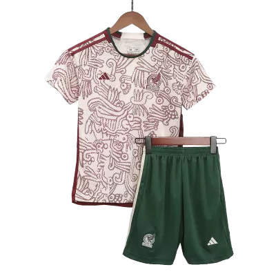 Mexico Away Jersey Kit 2022/23 Kids(Jersey+Shorts) - gojersey