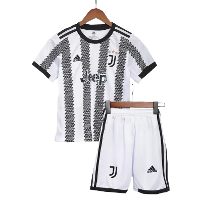 Juventus Home Jersey Kit 2022/23 Kids(Jersey+Shorts) - gojersey