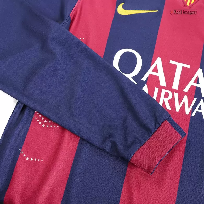 Barcelona Home Jersey Retro 2014/15 - Long Sleeve - gojersey