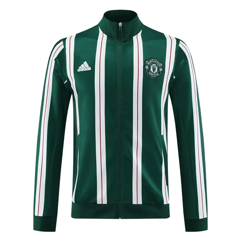 Manchester United Training Kit 2023/24 - Green&White (Jacket+Pants) - gojersey