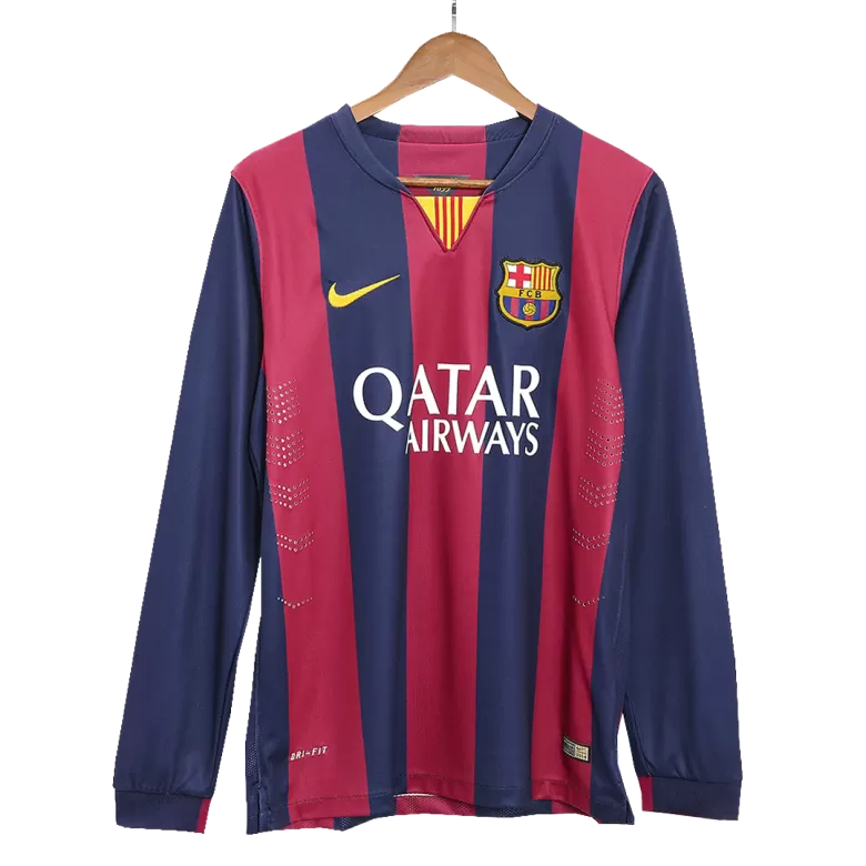 Barcelona Home Jersey Retro 2014/15 - Long Sleeve - gojersey