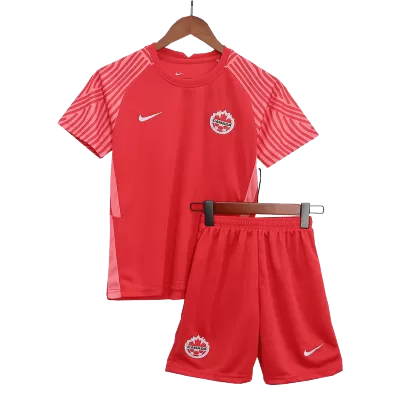 Canada Home Jersey Kit 2022 Kids(Jersey+Shorts) - gojersey