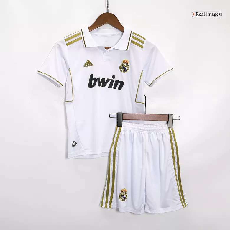 Real Madrid Home Jersey Kit 2011/12 Kids(Jersey+Shorts) - gojersey