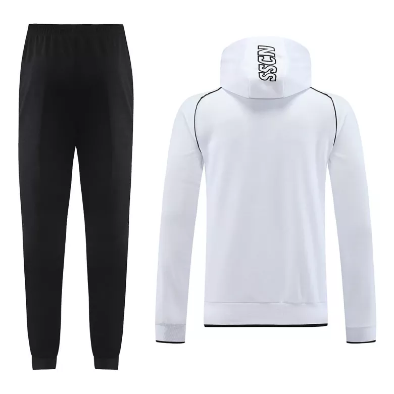 Napoli Hoodie Training Kit 2023/24 - White (Jacket+Pants) - gojersey