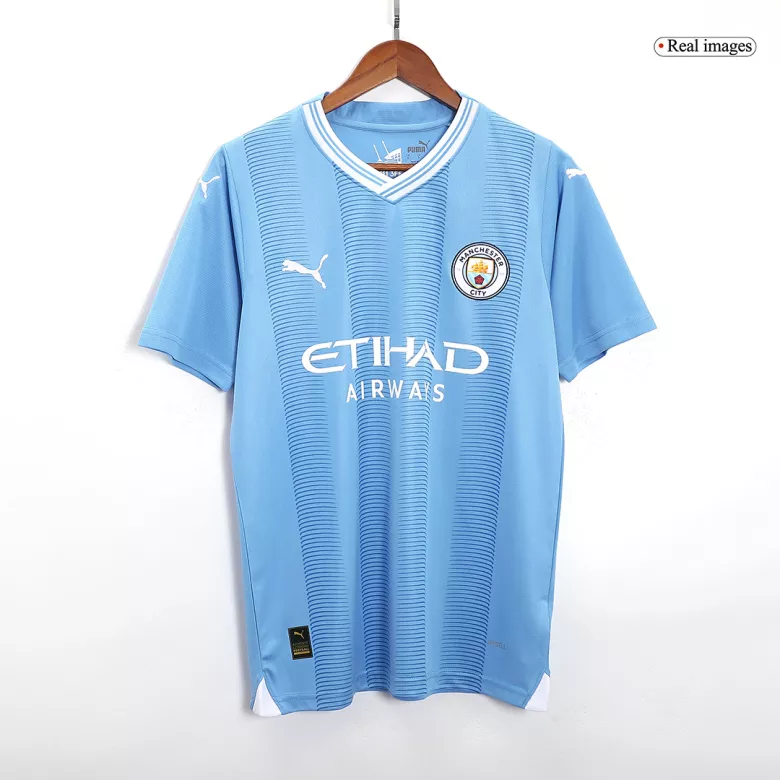 CHAMPIONS OF EUROPE #23 Manchester City Home Jersey 2023/24 - gojersey