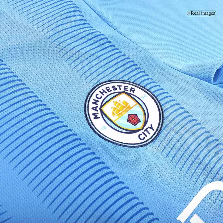 Manchester City CHAMPIONS #23 Home Jersey 2023/24 - gojersey