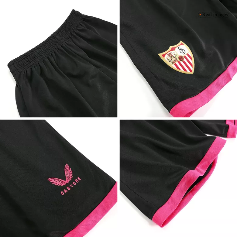Sevilla Third Away Jersey Kit 2023/24 Kids(Jersey+Shorts) - gojersey