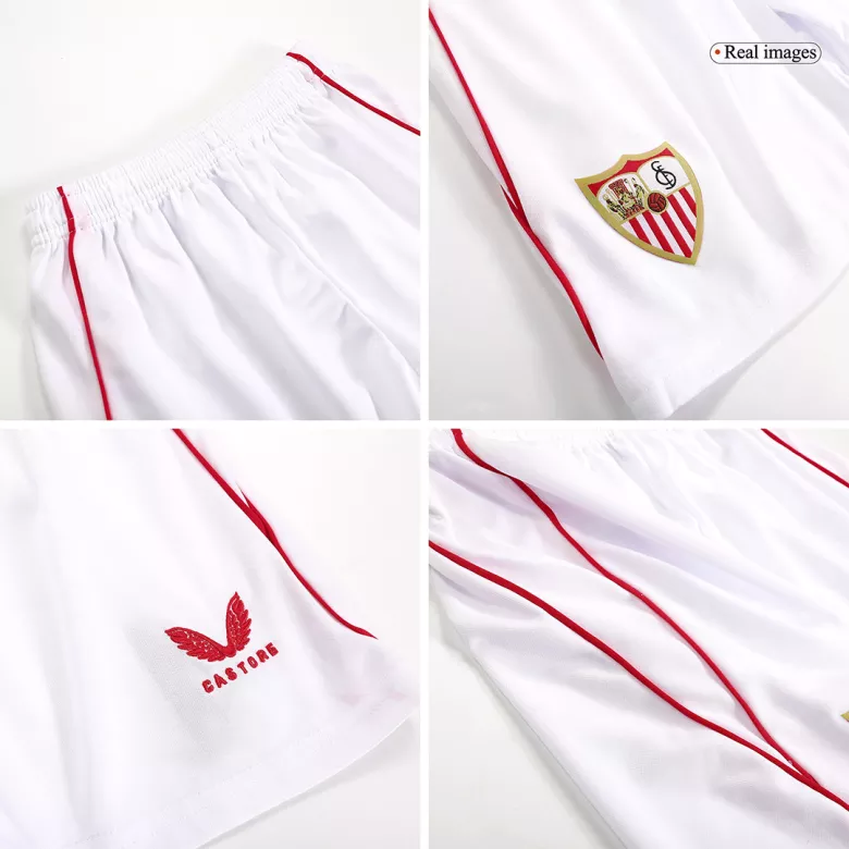Sevilla Home Jersey Kit 2023/24 Kids(Jersey+Shorts) - gojersey