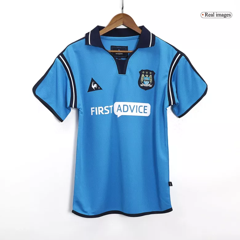 Manchester City Home Jersey Retro 2002/03 - gojersey
