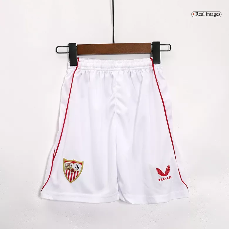Sevilla Home Jersey Kit 2023/24 Kids(Jersey+Shorts) - gojersey