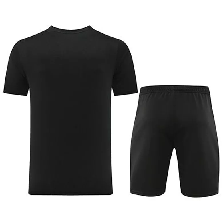 Customize Team Jersey Kit(Shirt+Short) Black&Yellow AD02 - gojersey