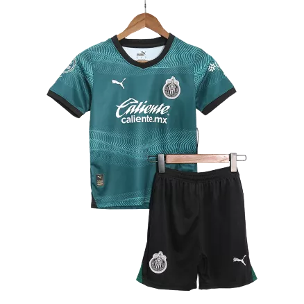 Chivas Third Away Jersey Kit 2023/24 Kids(Jersey+Shorts) - gojersey