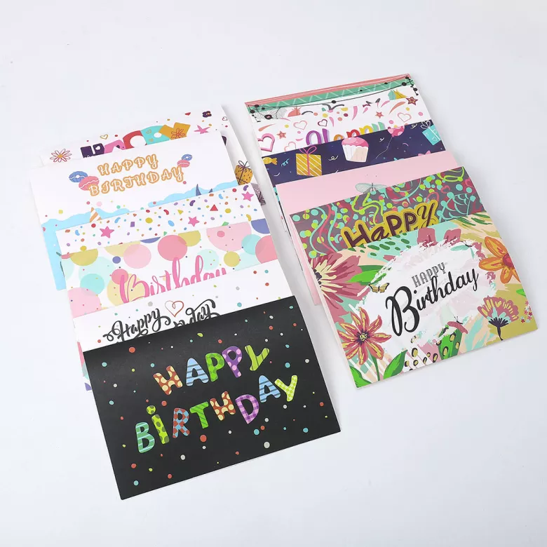 1 Pcs Random Style Personalized Birthday Greeting Card - gojersey