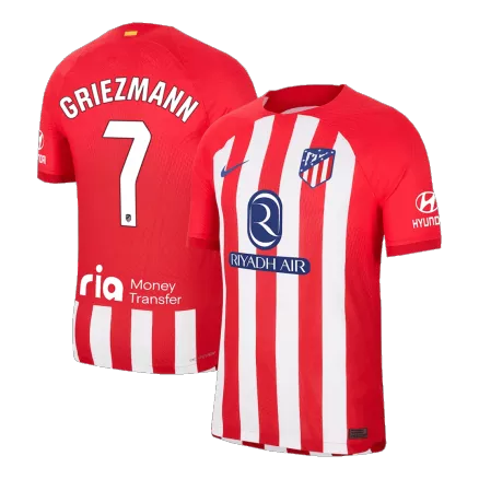Atletico Madrid GRIEZMANN #7 Home Jersey Authentic 2023/24 - gojersey
