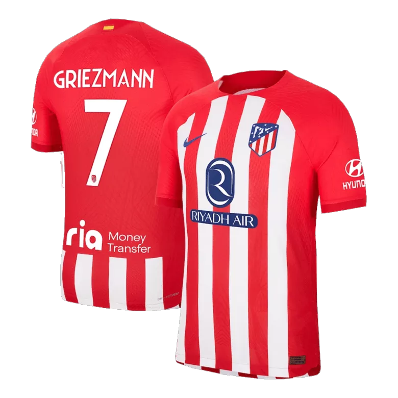 Atletico Madrid GRIEZMANN #7 Home Jersey Authentic 2023/24 - UCL Edition - gojersey