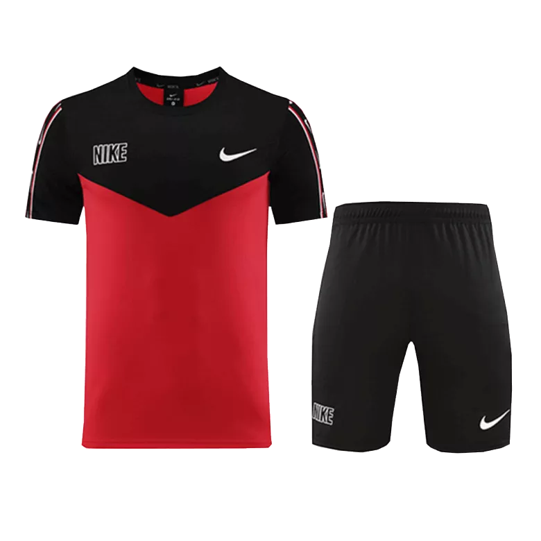 NK-ND03 Customize Team Jersey Kit(Shirt+Short) Red - gojersey