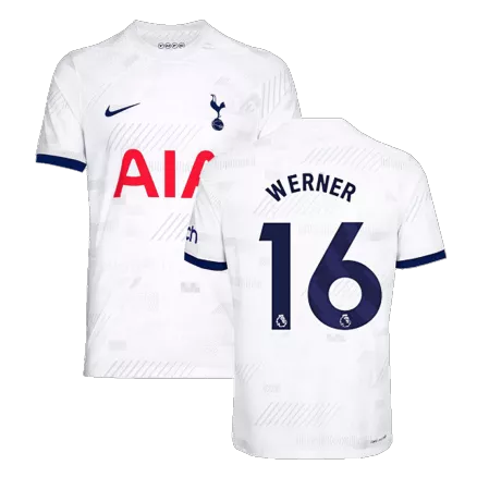 Tottenham Hotspur WERNER #16 Home Jersey Authentic 2023/24 - gojersey