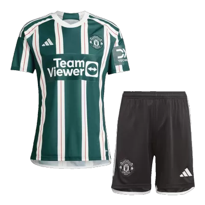 Manchester United Away Jersey Kit 2023/24 (Jersey+Shorts) - gojersey