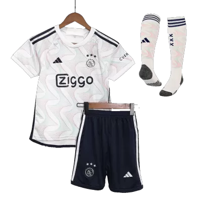 Ajax Away Jersey Kit 2023/24 Kids(Jersey+Shorts+Socks) - gojersey