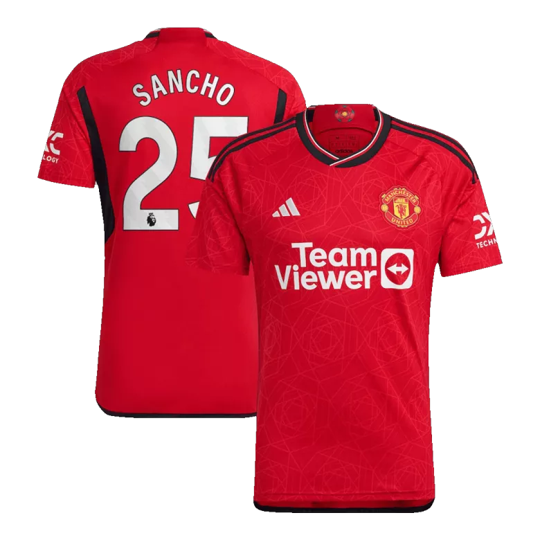 Manchester United SANCHO #25 Home Jersey 2023/24 - gojersey