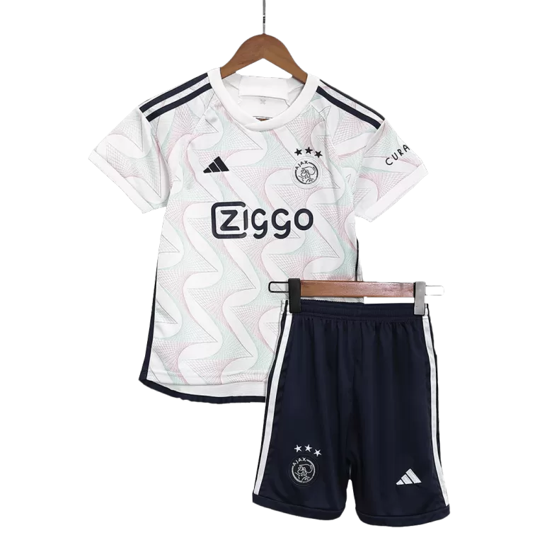 Ajax Away Jersey Kit 2023/24 Kids(Jersey+Shorts) - gojersey