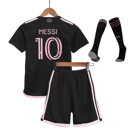 Inter Miami CF MESSI #10 Away Jersey Kit 2023/24 Kids(Jersey+Shorts+Socks) - gojersey