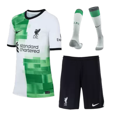Liverpool Away Jersey Kit 2023/24 Kids(Jersey+Shorts+Socks) - gojersey