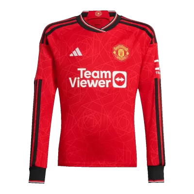 Manchester United Long Sleeve Home Jersey 2023/24 - gojersey