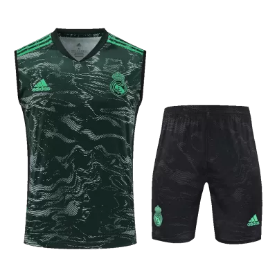 Real Madrid Sleeveless Training Jersey Kit 2022/23 Green - gojersey