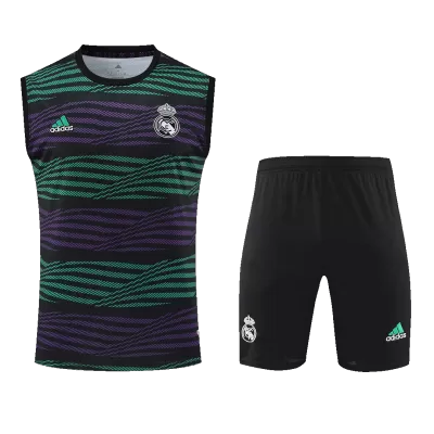 Real Madrid Sleeveless Training Jersey Kit 2022/23 Black&Purple - gojersey