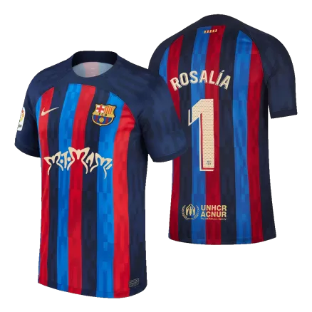 Barcelona ROSALÍA #1 Jersey 2022/23 Motomami Limited Edition - gojersey