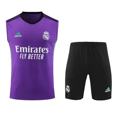 Real Madrid Sleeveless Training Jersey Kit 2022/23 Purple - gojersey