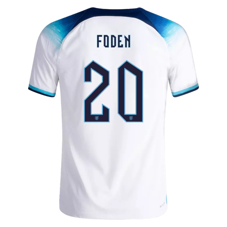 England FODEN #20 Home Jersey Authentic 2022 - gojersey