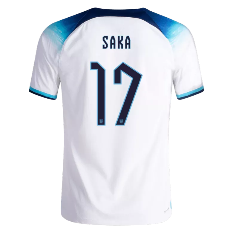 England SAKA #17 Home Jersey Authentic 2022 - gojersey
