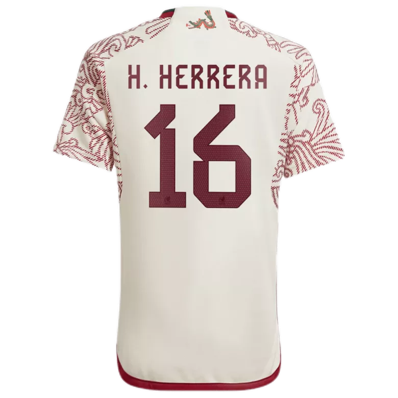 Mexico H.HERRERA #16 Away Jersey 2022 - gojersey