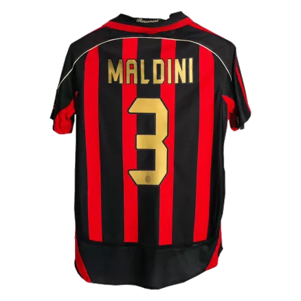 AC Milan MALDINI #3 Home Jersey Retro 2006/07 - gojersey