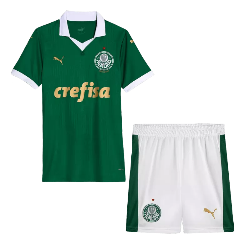 SE Palmeiras Home Jersey Kit 2024/25 Kids(Jersey+Shorts) - gojersey
