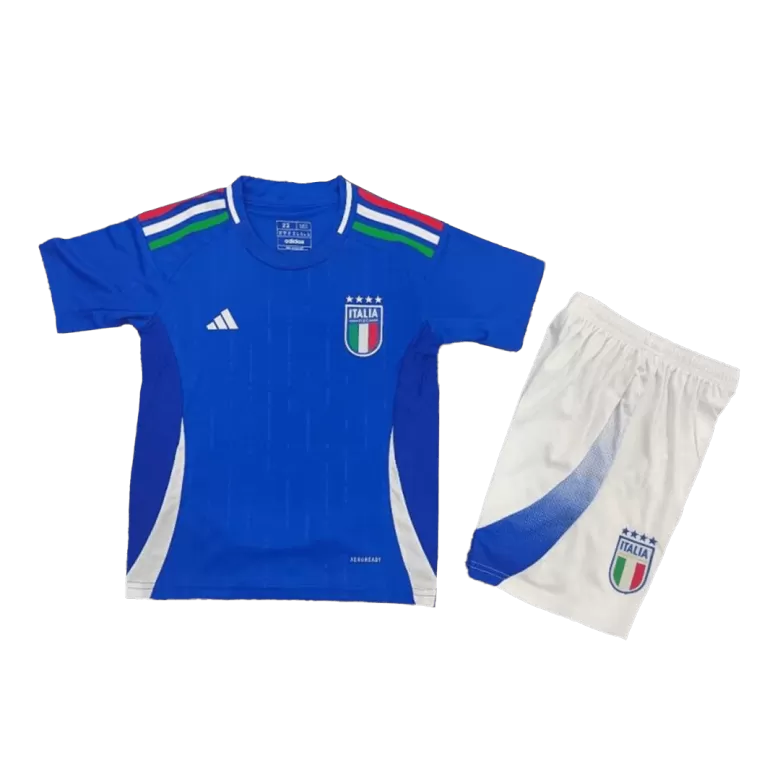 Italy Home Jersey Kit EURO 2024 Kids(Jersey+Shorts) - gojersey