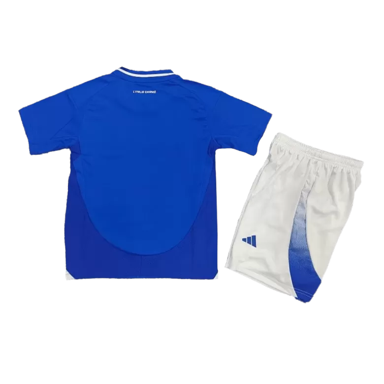 Italy Home Jersey Kit EURO 2024 Kids(Jersey+Shorts) - gojersey