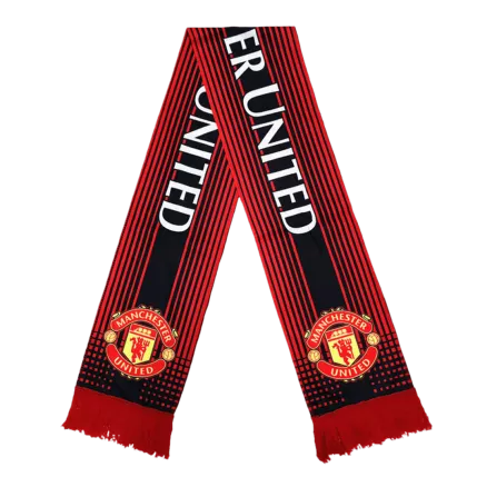 Manchester United Soccer Scarf Red - gojersey