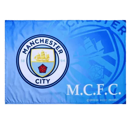 Manchester City Team Flag Blue - gojersey