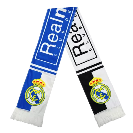 Real Madrid Soccer Scarf Blue&White - gojersey