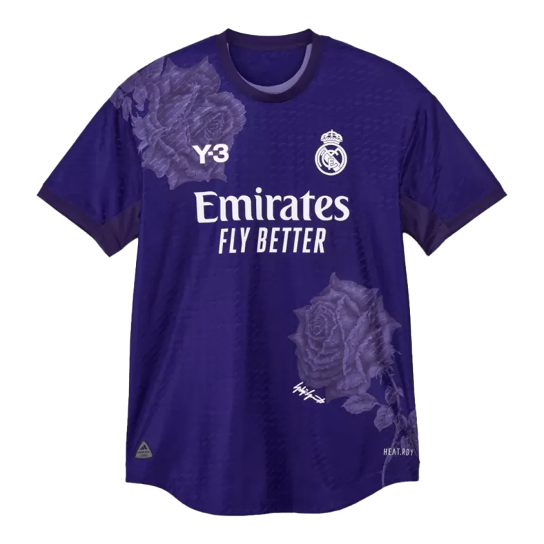 Real Madrid VINI JR. #7 Y-3 Fourth Away Jersey Authentic 2023/24 - gojersey