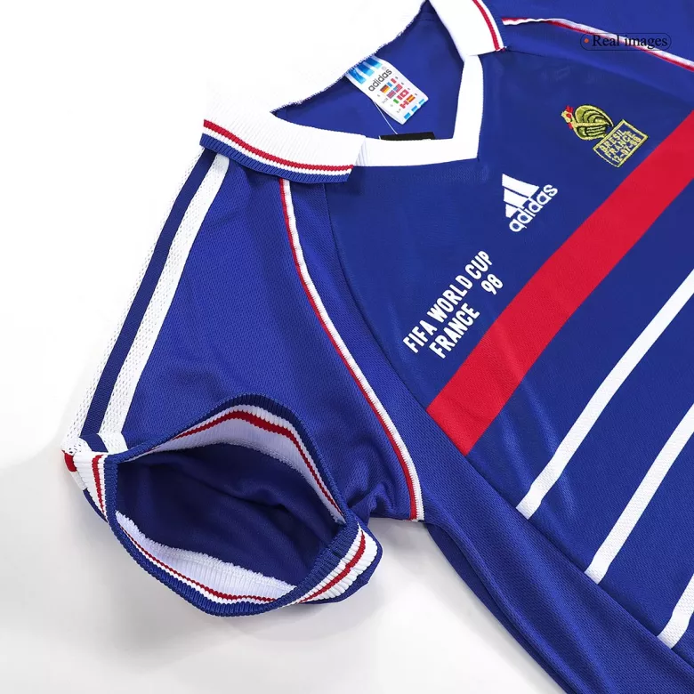 France World Cup Home Jersey Retro 1998 - gojersey