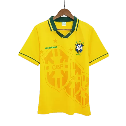 Brazil Home Jersey Retro 1993/94 - gojersey