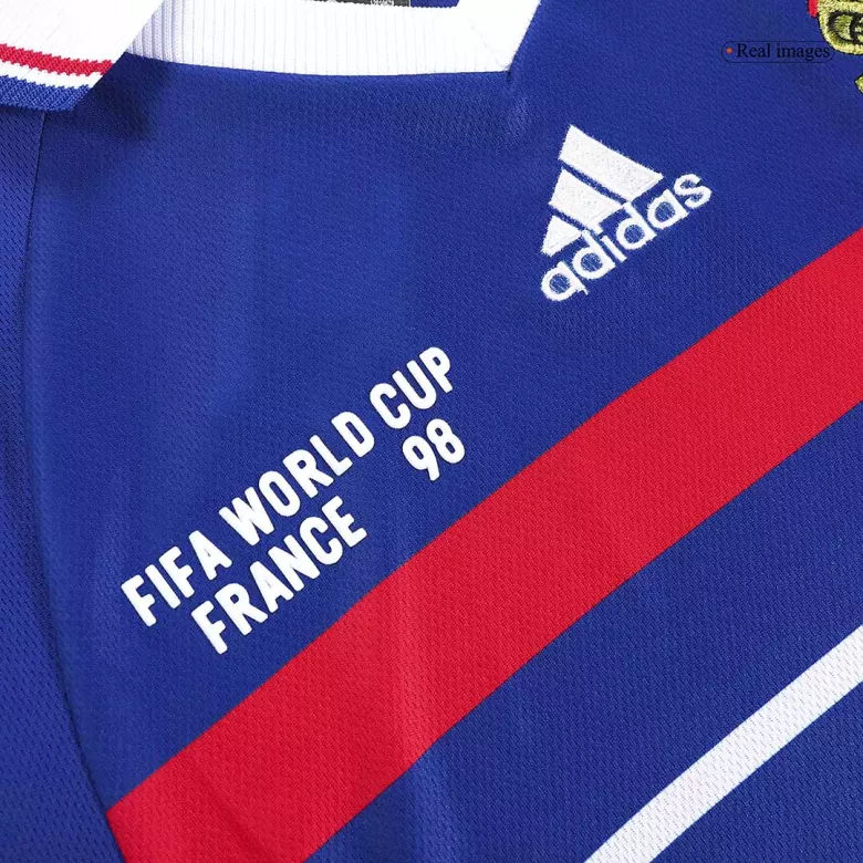 France World Cup Home Jersey Retro 1998 - gojersey