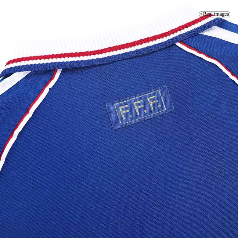 France Home Jersey Retro 1998 - gojersey