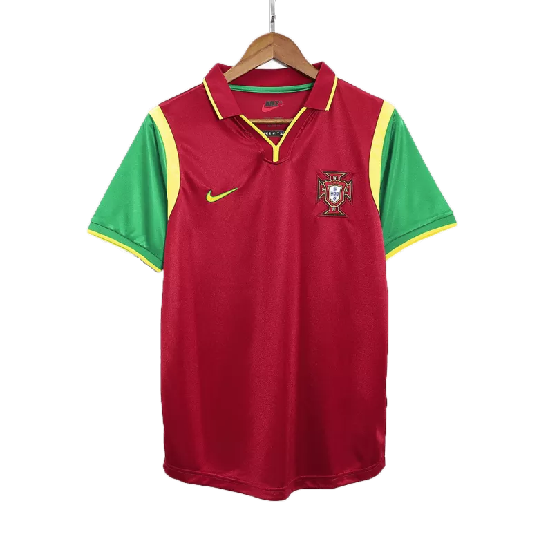 Portugal Home Jersey Retro 1999 - gojersey