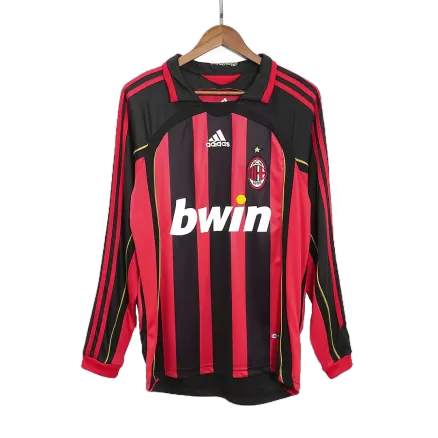 AC Milan Home Jersey Retro 2006/07 - Long Sleeve - gojersey