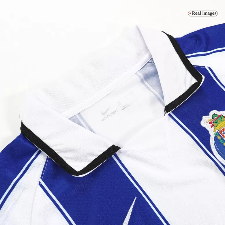 03/04 Porto Home Blue&White Retro Soccer Jerseys Shirt - gojersey